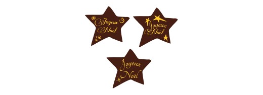 Décorations alimentaires pour bûches de noël et entremets. Manudecors