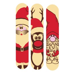 décors dessus d'éclair -Décorations alimentaires pour bûches de noël et entremets. Manudecors