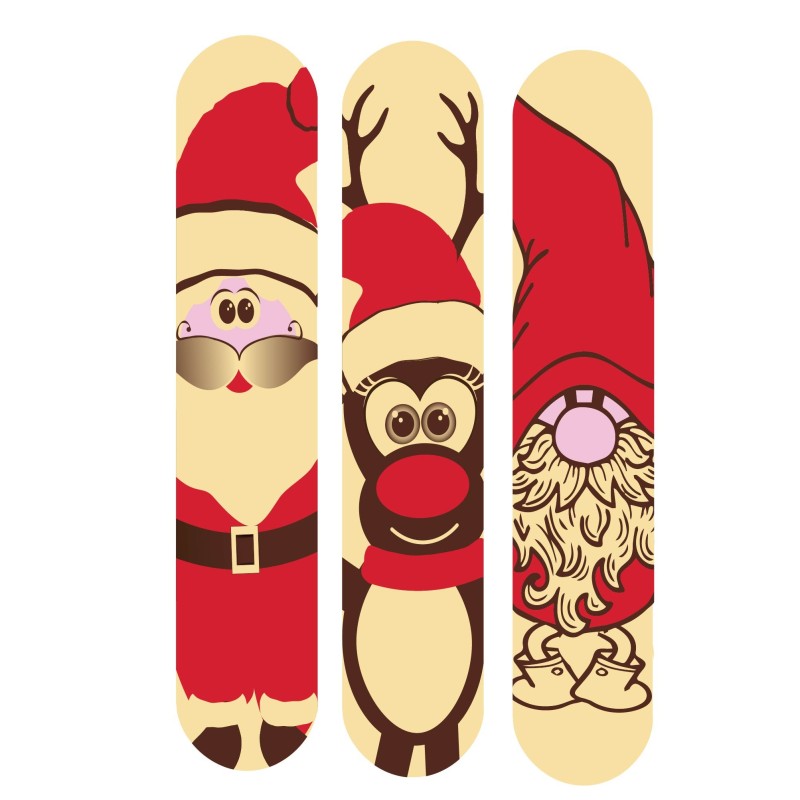 décors dessus d'éclair -Décorations alimentaires pour bûches de noël et entremets. Manudecors
