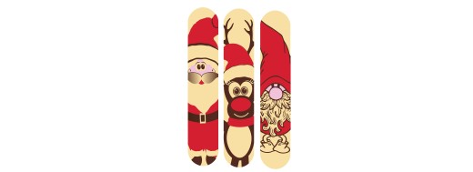 décors dessus d'éclair -Décorations alimentaires pour bûches de noël et entremets. Manudecors