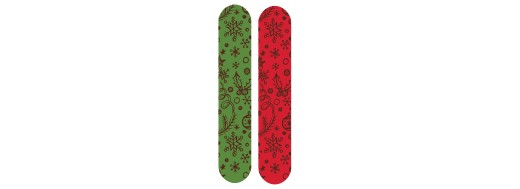 décors dessus d'éclair - Décorations alimentaires pour bûches de noël et entremets. Manudecors