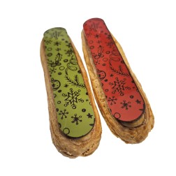 ECLAIR VERT ET ROUGE