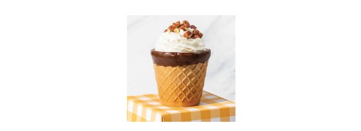 Tasses en chocolat et graufrette / Manudecors