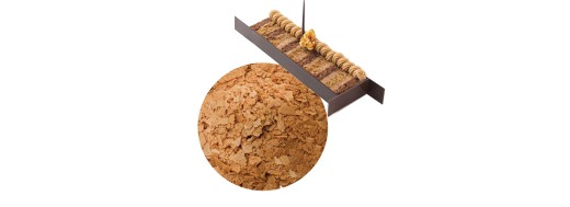 Crispy Flakes - Décorations alimentaires entremets. Manudecors