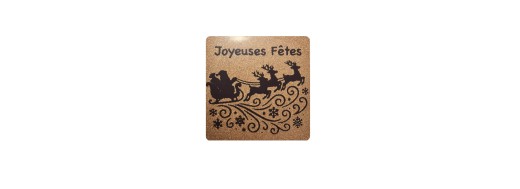 Décorations alimentaires pour bûches de noël et entremets. Manudecors