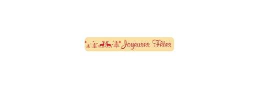 Pastille décoration en chocolat sérigraphié pour mini bûchettes