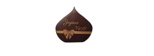 Pastilles chocolat décor Embout de buche