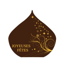 plaquette décor embout de buche