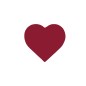 Petit coeur chocolat rouge Petit coeur chocolat rouge