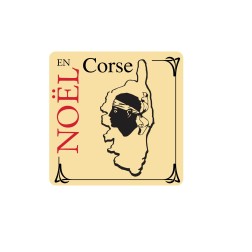 Plaquette chocolat décors Noël spécialité des régions, Noël en Corse,