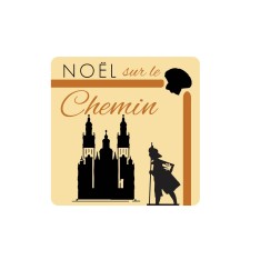 Plaquette chocolat décors Noël spécialité des régions, Noël sur le chemin,