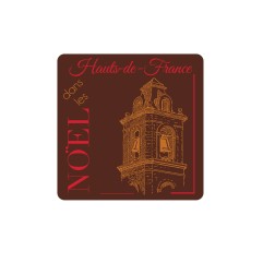 Plaquette chocolat décors Noël spécialité des régions, Noël en Hauts de France