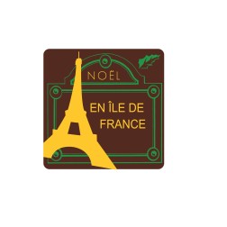 Plaquette chocolat décors Noël spécialité des régions, Noël en Ile de France