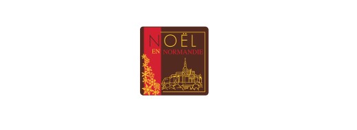 Plaquette chocolat décors Noël spécialité des régions, Noël en Normandie,