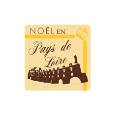Plaquette chocolat décors Noël spécialité des régions, Noël en Pays de Loire
