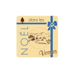 Plaquette chocolat décors Noël spécialité des régions, Noël dans les vosges