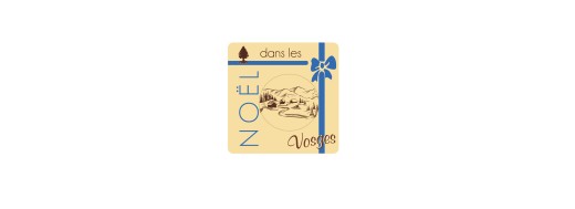 Plaquette chocolat décors Noël spécialité des régions, Noël dans les vosges