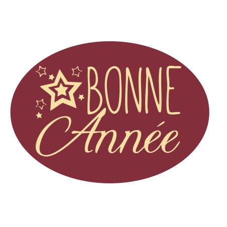 Décors chocolat Bonne Année