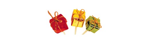 Décorations non comestible, paquets cadeaux pour Noël / Manudecors