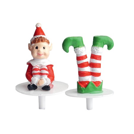 Décorations non comestible lutins farceurs pour les fêtes de fin d’année; Manudecors