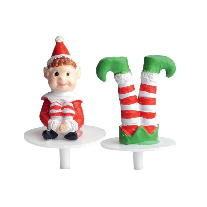 Décorations non comestible lutins farceurs pour les fêtes de fin d’année; Manudecors