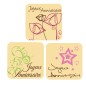 Plaquette chocolat décors anniversaire /Manudecors