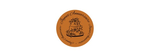 Plaquette chocolat décors anniversaire /Manudecors