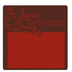 Carte a gratter anniversaire