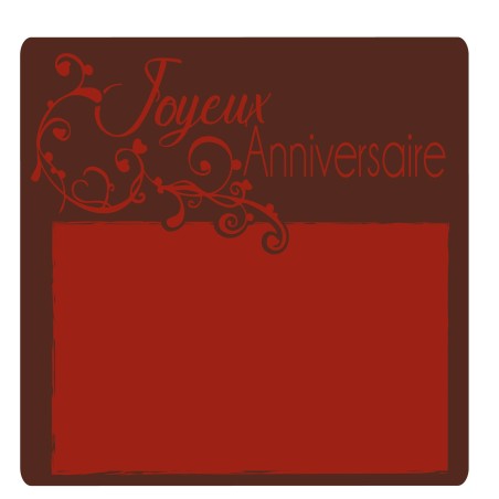 Carte a gratter anniversaire