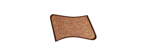 Décors chocolat "message" carte à gratter /Manudecors