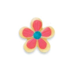pastille chocolat décor fleurs/ Manudecors