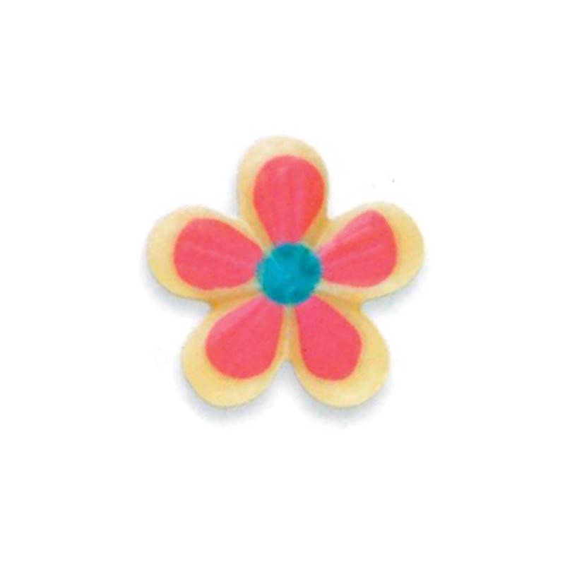 pastille chocolat décor fleurs/ Manudecors