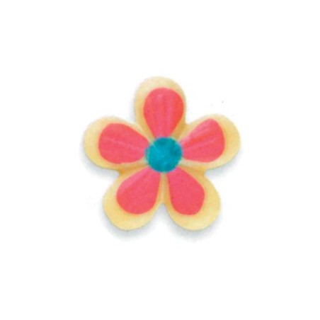 pastille chocolat décor fleurs/ Manudecors