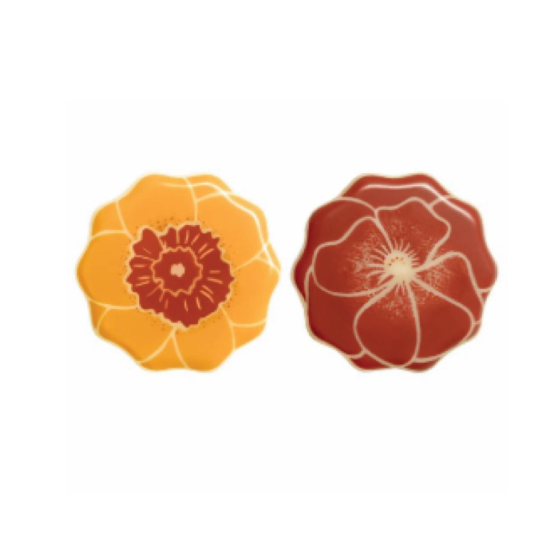 Fleurs en chocolat, décoration pâtisserie/ Manudecors