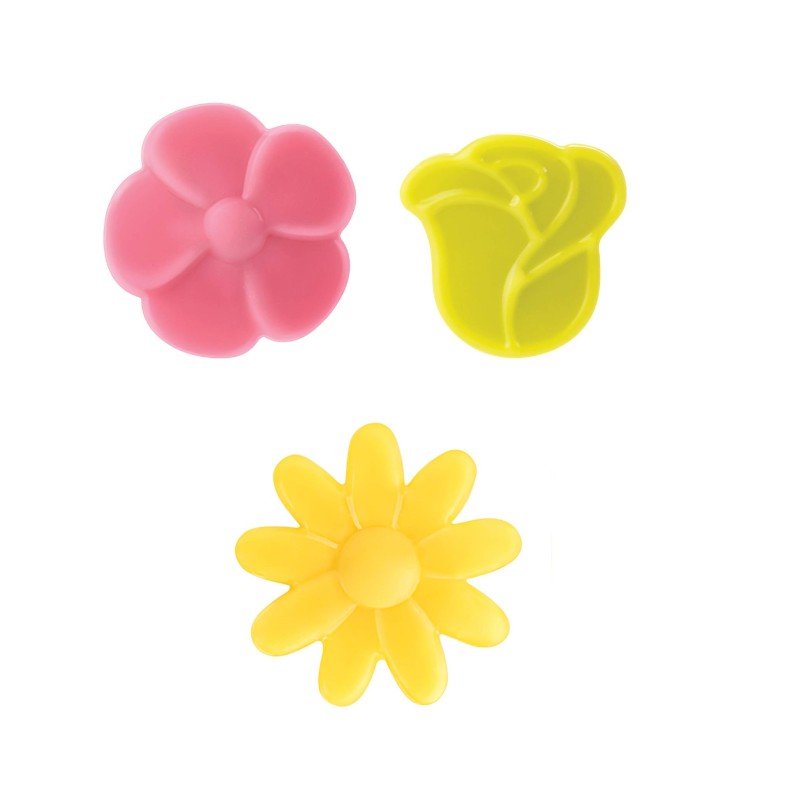 Fleurs en chocolat, assortiment/ Manudecors