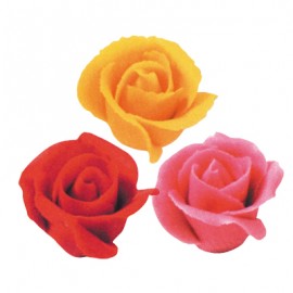 décors fleurs pâte amande