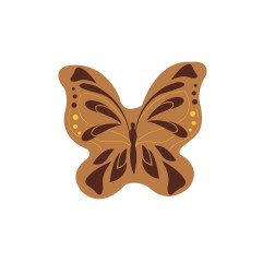 plaquette decors chocolat "papillons" / Manudcors