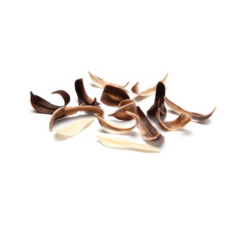 Décoration pâtissière feuilles en chocolat /Manudecors