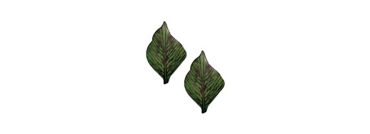 Décors feuilles vertes en chocolat /Manudecors