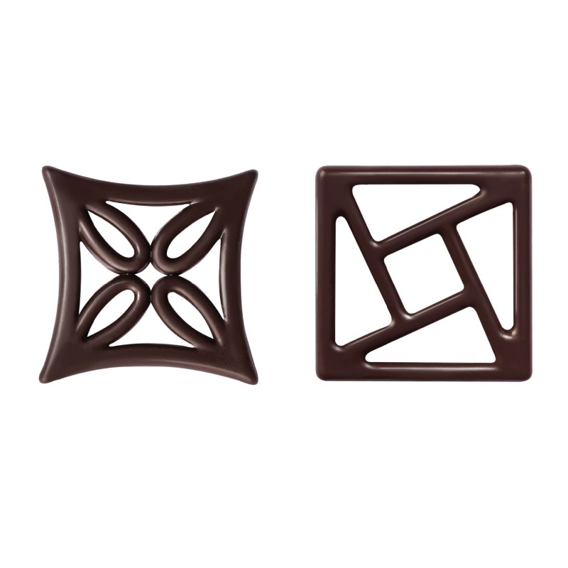 Décors en chocolat pour les professionnels patissiers et restaurateurs/ Manudecors