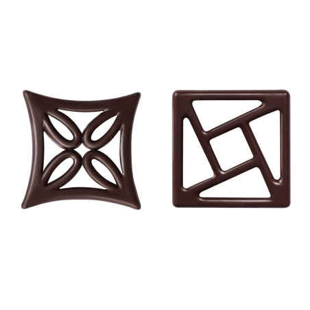 Décors en chocolat pour les professionnels patissiers et restaurateurs/ Manudecors