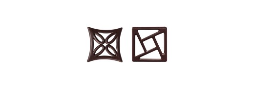 Décors en chocolat pour les professionnels patissiers et restaurateurs/ Manudecors
