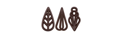 Décors en chocolat pour les professionnels patissiers et restaurateurs/ Manudecors