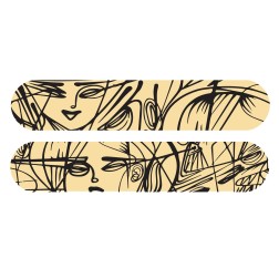 décors dessus d'éclair en chocolat/ Manudecors
