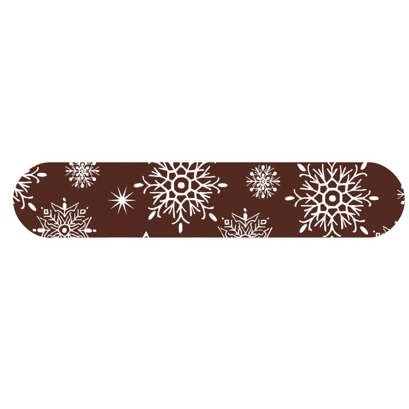 Dessus d'éclair flocons