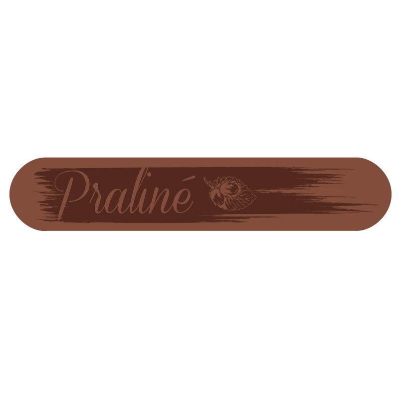 Dessus d'éclair praliné