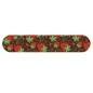 décors dessus d'éclair en chocolat motifs fraise/ Manudecors