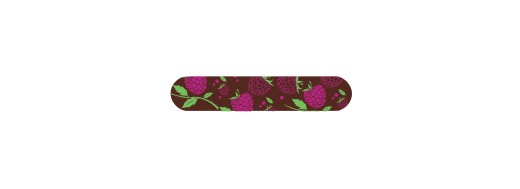décors dessus d'éclair framboise/ Manudecors