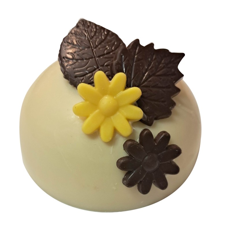 Chocolats Fleurs et Papillons  pour décorer vos créations sucrées